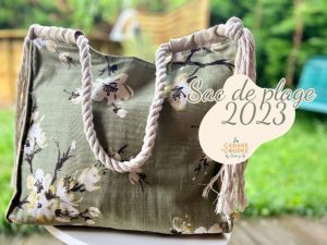La cabane à coudre tutoriel vidéo gratuit disponible sur YouTube pour coudre un sac de plage bohème
