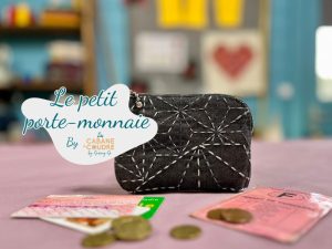 La cabane coudre tutoriel gratuit débutant pour coudre un petit porte monnaie disponible sur youtube