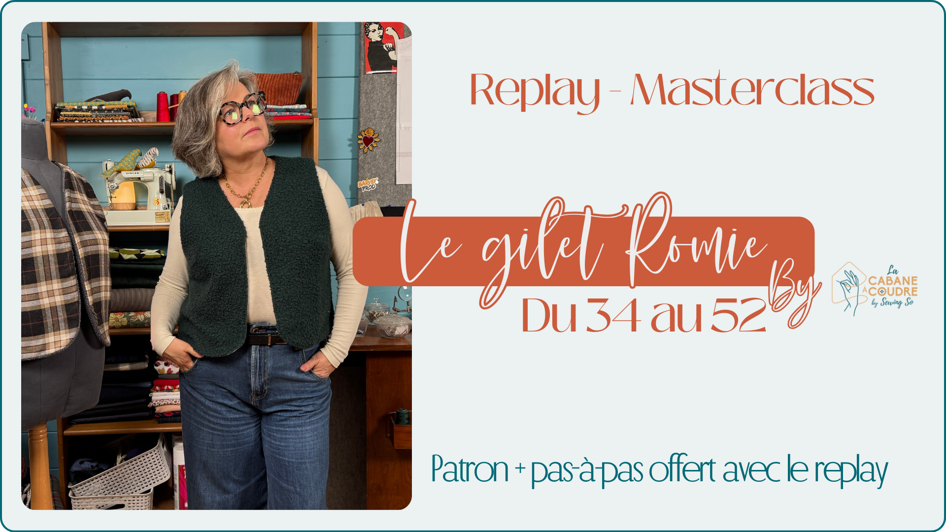 Coudre le Gilet Romie